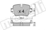 METELLI 22-1036-0 комплект тормозных колодок, дисковый тормоз на JAGUAR F-TYPE кабрио (QQ6_)