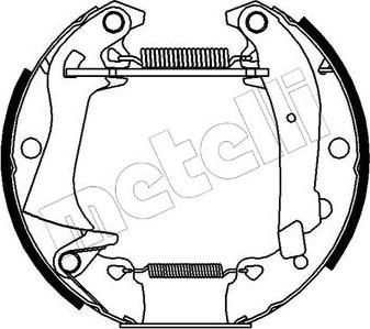 METELLI 51-0008 комплект тормозных колодок на PEUGEOT 305 I Break (581D)