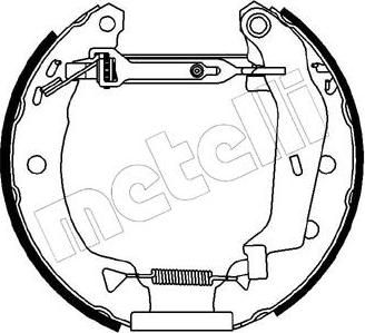 METELLI 51-0029 комплект тормозных колодок на RENAULT 19 II (B/C53_)