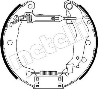 METELLI 51-0030 комплект тормозных колодок на FIAT BRAVA (182)