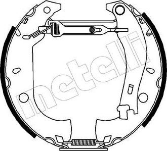 METELLI 51-0037 комплект тормозных колодок на FIAT TEMPRA S.W. (159)