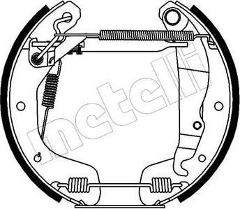 METELLI 51-0079 комплект тормозных колодок на OPEL ASTRA F Наклонная задняя часть (53_, 54_, 58_, 59_)