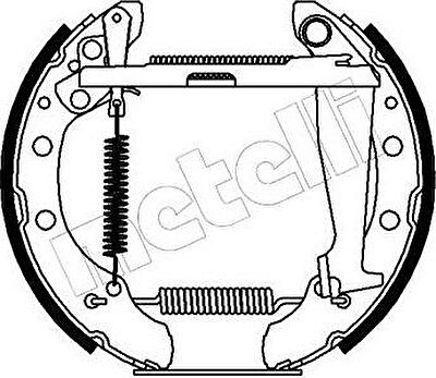 METELLI 51-0085 комплект тормозных колодок на SKODA FABIA