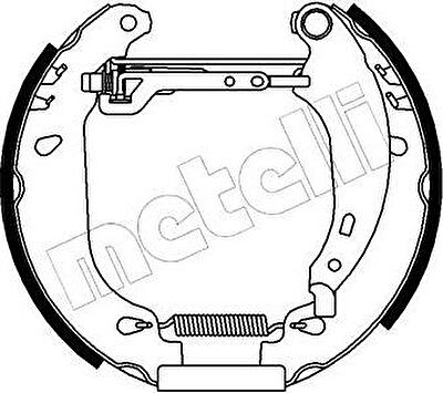 METELLI 51-0092 комплект тормозных колодок на PEUGEOT 206 SW (2E/K)