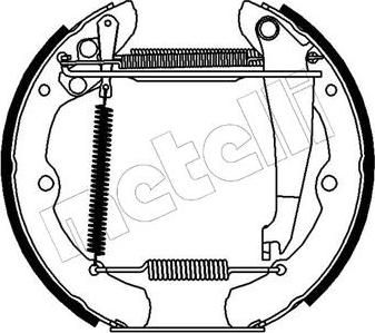 METELLI 51-0099 комплект тормозных колодок на AUDI 100 Avant (44, 44Q, C3)