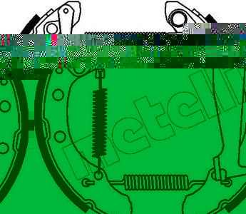 METELLI 51-0125 комплект тормозных колодок на SKODA FAVORIT Forman (785)