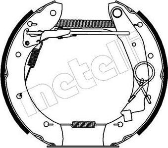 METELLI 51-0140 комплект тормозных колодок на PEUGEOT PARTNER фургон (5)