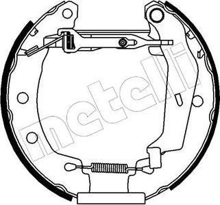 METELLI 51-0160 комплект тормозных колодок на RENAULT MEGANE I Cabriolet (EA0/1_)