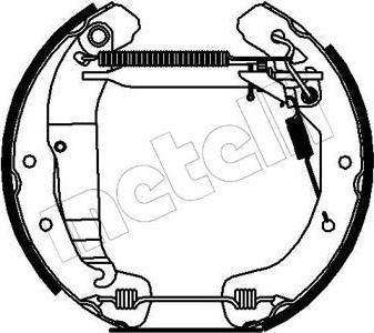 METELLI 51-0177 комплект тормозных колодок на OPEL ASTRA H (L48)