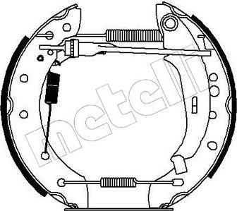 METELLI 51-0193 комплект тормозных колодок на PEUGEOT 206 SW (2E/K)