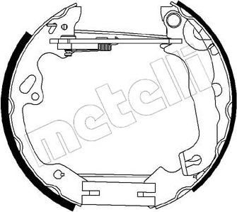 METELLI 51-0198 комплект тормозных колодок на FORD FOCUS (DAW, DBW)