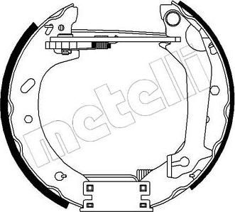 METELLI 51-0202 комплект тормозных колодок на FORD MONDEO I седан (GBP)