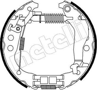METELLI 51-0204 комплект тормозных колодок на TOYOTA PLATZ (NCP1_)