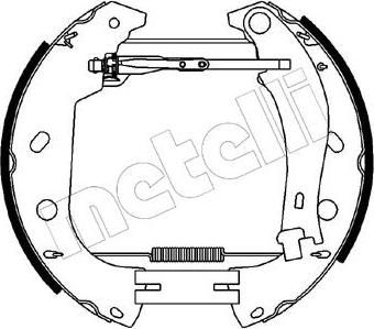 METELLI 51-0216 комплект тормозных колодок на FIAT MAREA Weekend (185)