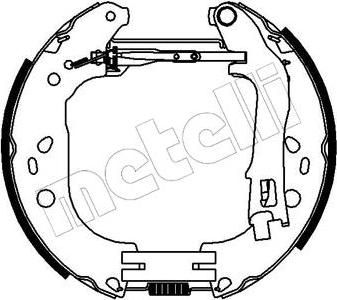 METELLI 51-0226 комплект тормозных колодок на FIAT DOBLO вэн (223, 119)