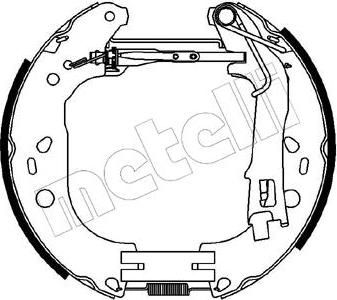 METELLI 51-0227 комплект тормозных колодок на FIAT FIORINO фургон/универсал (225)