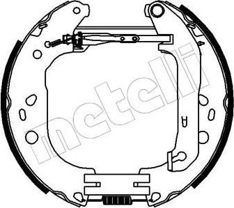 METELLI 51-0229 комплект тормозных колодок на FORD FOCUS C-MAX