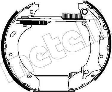 METELLI 51-0249 комплект тормозных колодок на FORD MONDEO I седан (GBP)