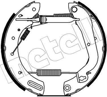 METELLI 51-0253 комплект тормозных колодок на NISSAN VANETTE CARGO фургон (HC 23)