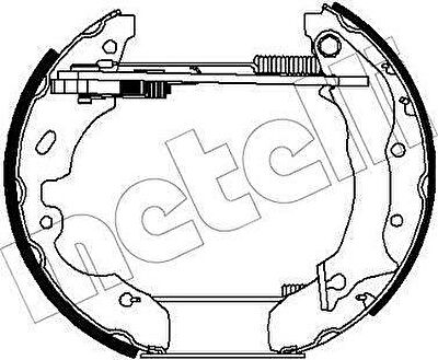 METELLI 51-0260 комплект тормозных колодок на FORD MONDEO I (GBP)