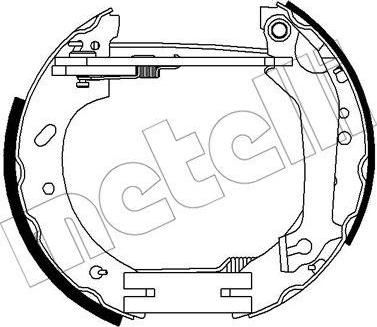 METELLI 51-0265 комплект тормозных колодок на FORD ESCORT VII (GAL, AAL, ABL)