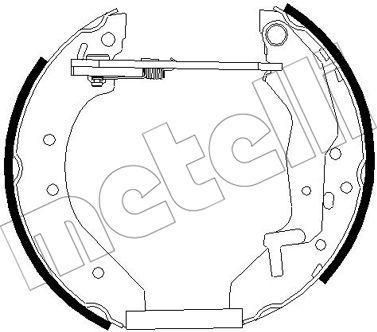 METELLI 51-0273 комплект тормозных колодок на ROVER 200 (RF)