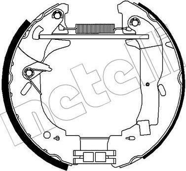 METELLI 51-0301 комплект тормозных колодок на OPEL MOVANO Combi (J9)
