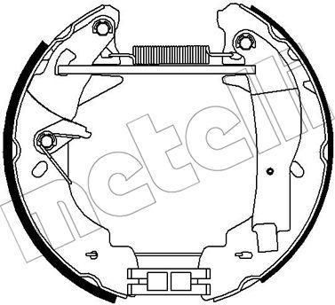 METELLI 51-0309 комплект тормозных колодок на FORD TRANSIT c бортовой платформой/ходовая часть (E_ _)