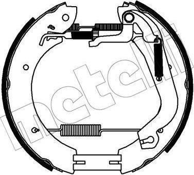 METELLI 51-0349 комплект тормозных колодок на HYUNDAI H100 автобус (P)