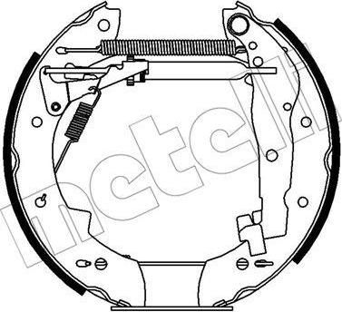 METELLI 51-0388 комплект тормозных колодок на SUZUKI SAMURAI (SJ)