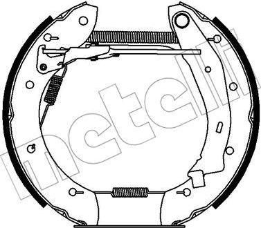 METELLI 51-0429 комплект тормозных колодок на PEUGEOT 405 II Break (4E)