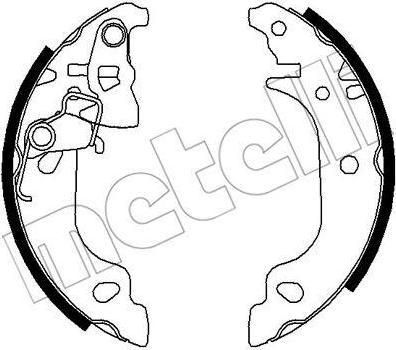 METELLI 53-0079 комплект тормозных колодок на FIAT PUNTO (188)