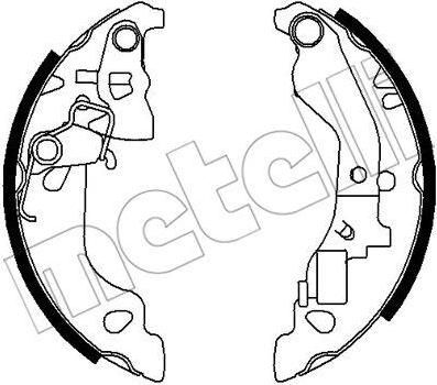 METELLI 53-0079Y комплект тормозных колодок на FIAT PUNTO (188)