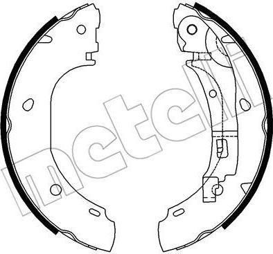 METELLI 53-0082 комплект тормозных колодок на FIAT DUCATO фургон (244)