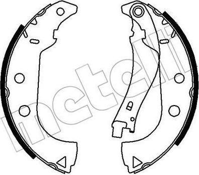 METELLI 53-0087 комплект тормозных колодок на FIAT FIORINO Pick up (146)