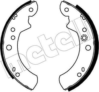 METELLI 53-0114 комплект тормозных колодок на CARBODIES FX4