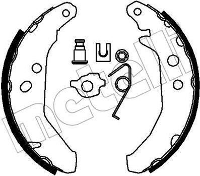 METELLI 53-0117K комплект тормозных колодок на FORD FIESTA фургон (FVD)