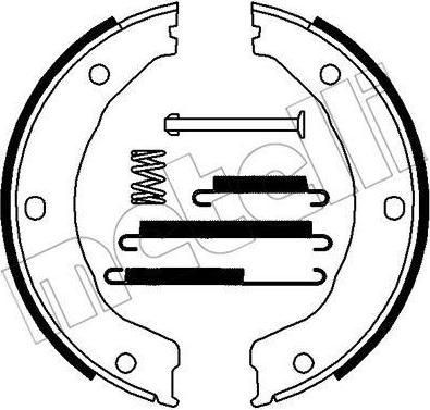 METELLI 53-0145K комплект тормозных колодок, стояночная тормозная с на FORD ESCORT VII (GAL, AAL, ABL)