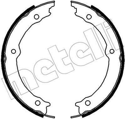 METELLI 53-0164 комплект тормозных колодок, стояночная тормозная с на HUMMER HUMMER H3