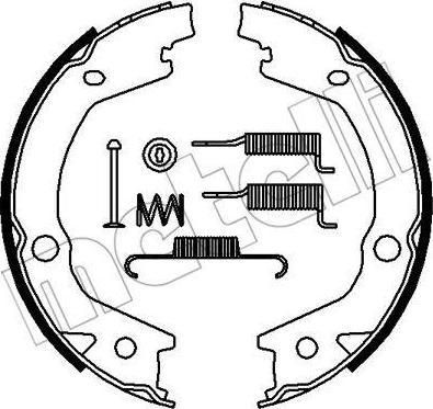 METELLI 53-0184K комплект тормозных колодок, стояночная тормозная с на SSANGYONG REXTON W