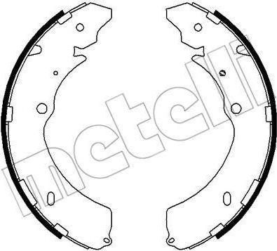 METELLI 53-0193 комплект тормозных колодок на ISUZU D-MAX (8DH)