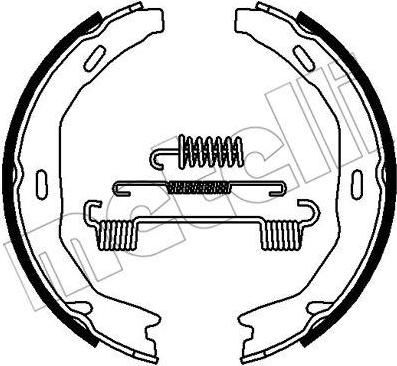 METELLI 53-0245K комплект тормозных колодок, стояночная тормозная с на MERCEDES-BENZ E-CLASS купе (C207)