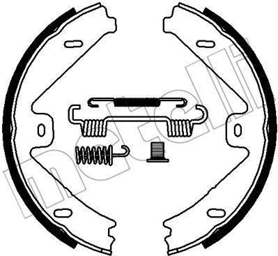 METELLI 53-0250K комплект тормозных колодок, стояночная тормозная с на MERCEDES-BENZ GLK-CLASS (X204)