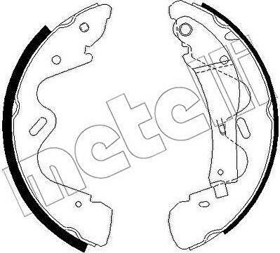 METELLI 53-0291 комплект тормозных колодок на NISSAN CABSTAR