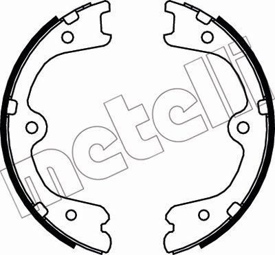METELLI 53-0297K комплект тормозных колодок, стояночная тормозная с на INFINITI FX