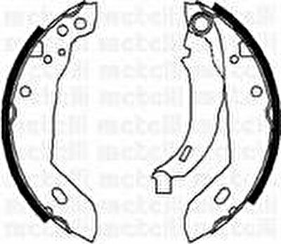 METELLI 53-0344 комплект тормозных колодок на RENAULT CLIO I (B/C57_, 5/357_)