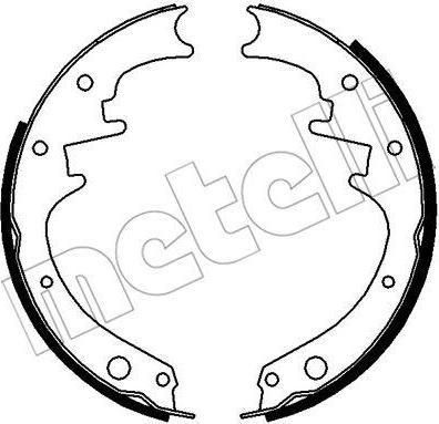 METELLI 53-0348 комплект тормозных колодок на JEEP CJ5 - CJ8