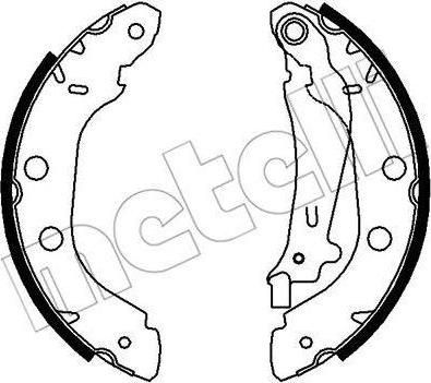 METELLI 53-0354 комплект тормозных колодок на NISSAN KUBISTAR (X76)