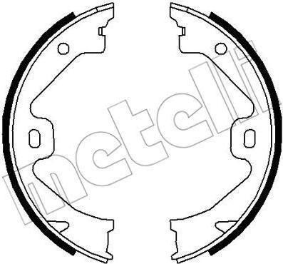 METELLI 53-0369 комплект тормозных колодок, стояночная тормозная с на MG MG ZT- T