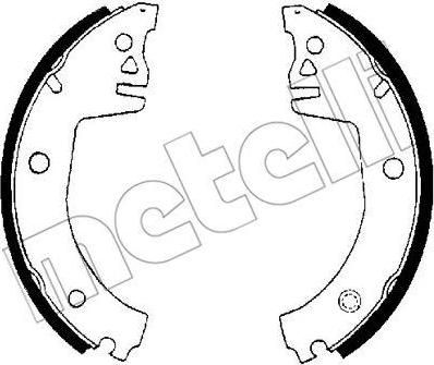 METELLI 53-0378 комплект тормозных колодок на SKODA FAVORIT Forman (785)